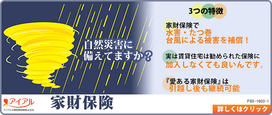 愛ある家財保険